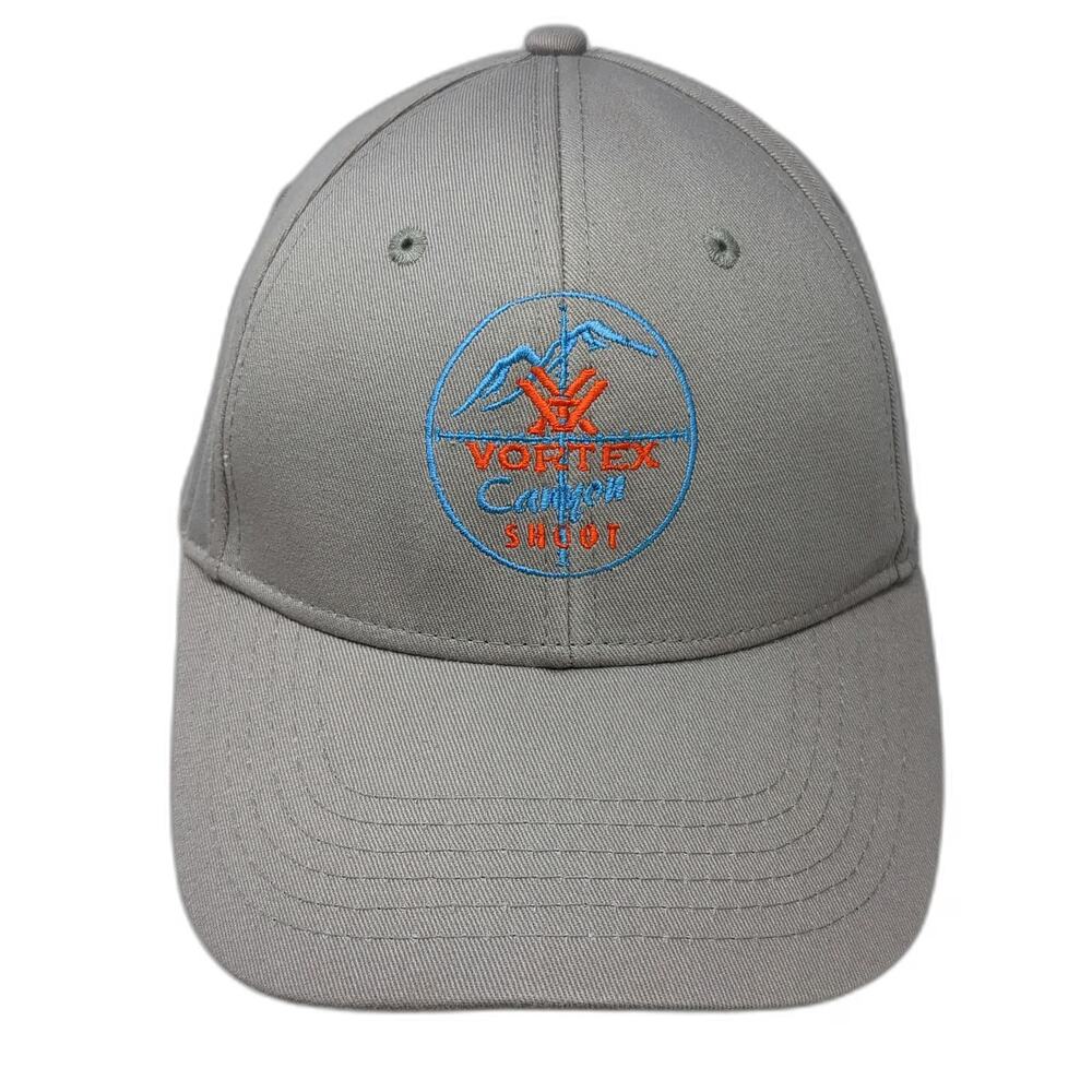 Vortex Baseball Cap Gray One Size Canyon Shoot Embroidered Strapback hat